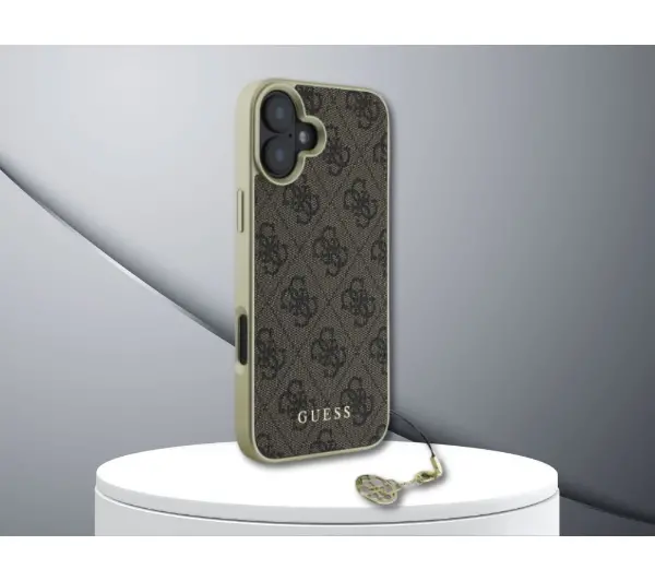 Guess 4G Charms Collection do iPhone 16 Brązowy