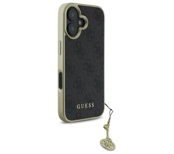 Guess 4G Charms Collection do iPhone 16 Plus Czarny