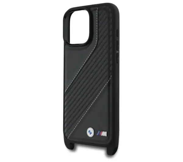 BMW M Edition Carbon Stripe & Strap do iPhone 16 Pro Max Czarny