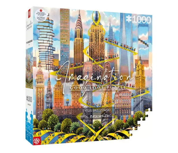 Puzzle Good Loot Tytus Brzozowski Nowy Jork / New York Imagination Puzzle 1000 elementów