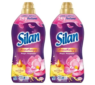 Płyn do płukania Silan Aromatherapy Magic Magnolia 92 prania zestaw 2x1,012l