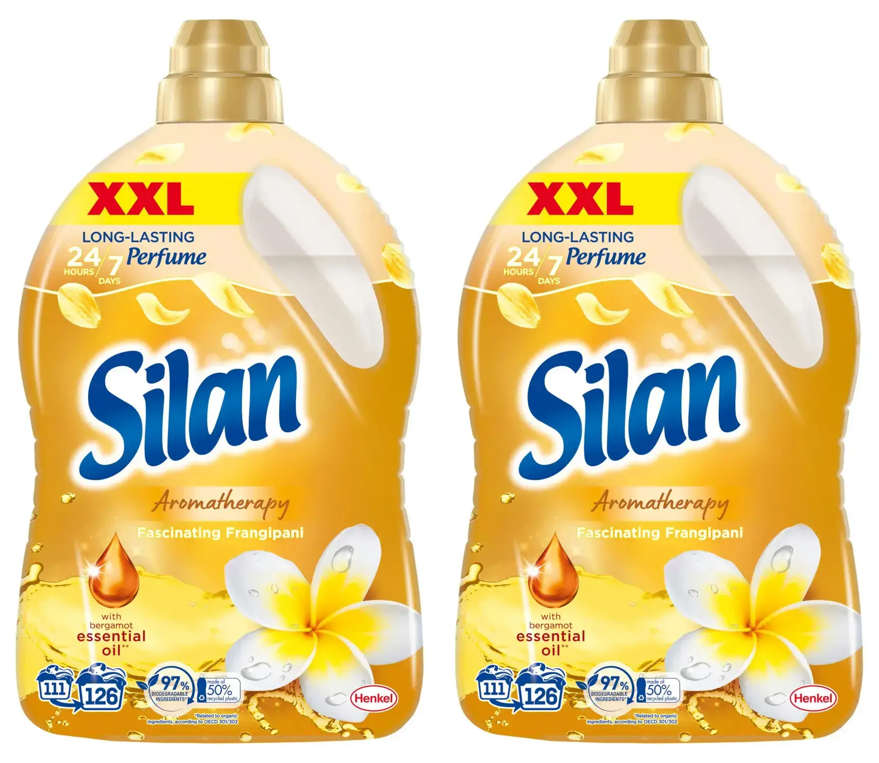 Płyn do płukania Silan Aromatherapy Fascinating Frangipani 252 prania 2x2,772l