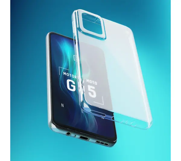 3mk Clear Case do Motorola Moto G55 5G Przezroczysty