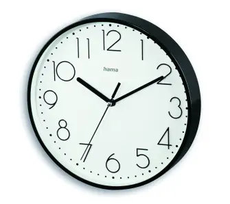 Zegar ścienny Hama Salina 22cm Czarny