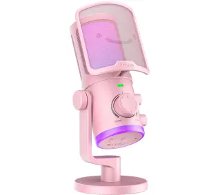 Fifine AmpliGame AM6P Przewodowy Pojemnościowy Różowy