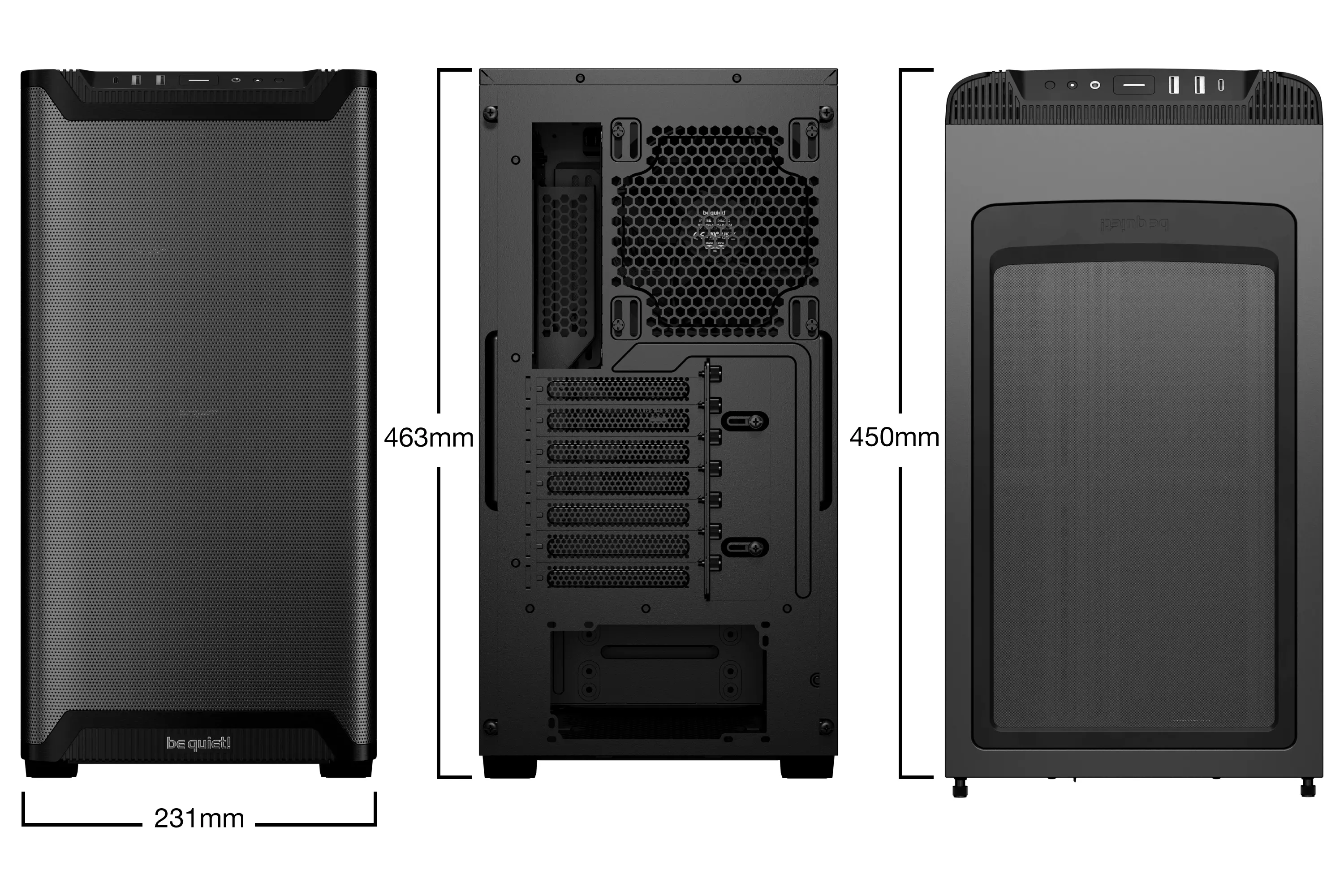 Obudowa be quiet! Pure Base 501 Airflow Czarny