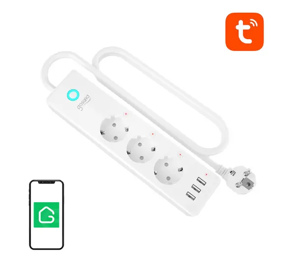 Gosund P1 PLUS Wi-Fi 3x AC 3x USB-A