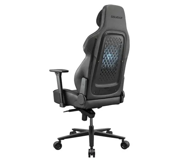 Cougar NxSys Aero Black Gamingowy do 160kg Skóra PVC Tkanina Czarny + mysz Airblader - Kup na Raty - RRSO 0%