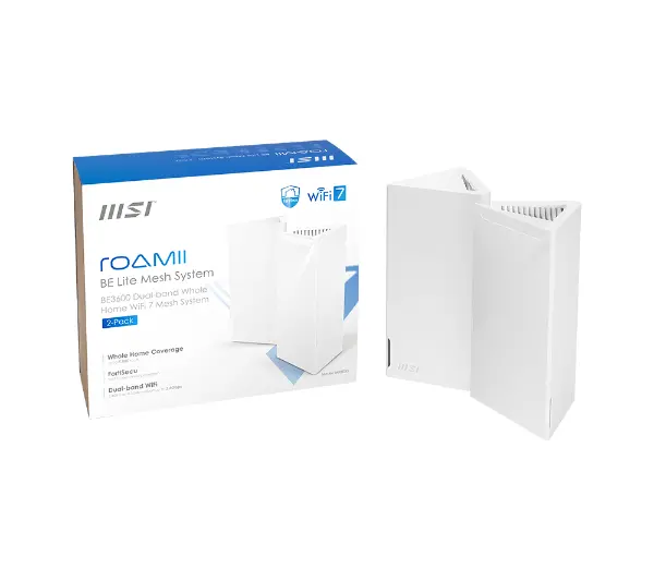 MSI Roamii BE Lite Mesh System 2szt. Biały - Kup na Raty - RRSO 0%