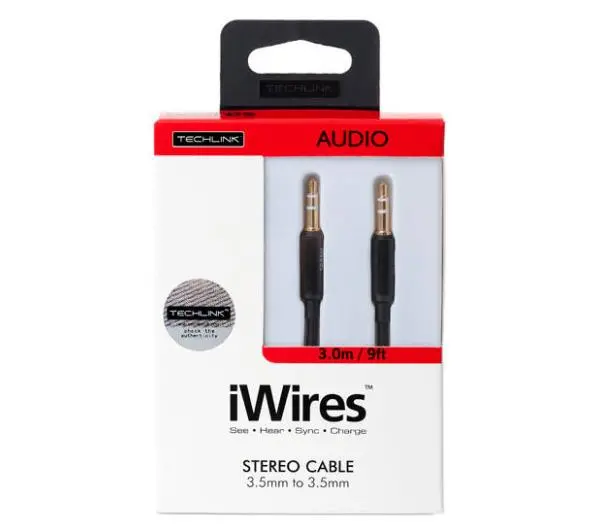 Techlink iWires 710263 3m Czarny