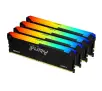 Pamięć RAM Kingston FURY Beast RGB DDR4 64GB (4 x 16GB) 3200 CL16 Czarny