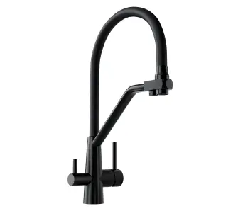 Bateria Globalo Olintio Black 1.1 Czarny mat Stal szlachetna