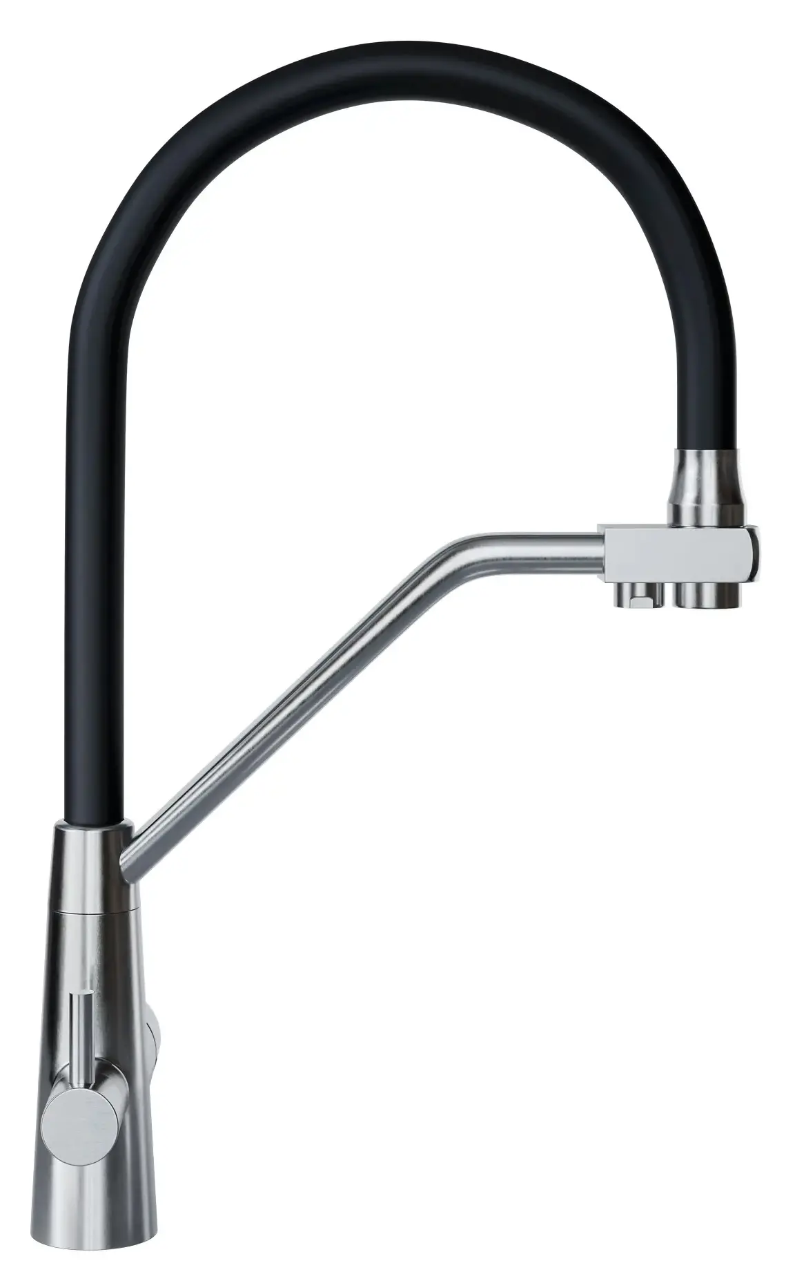 Bateria Globalo Olintio Black/Inox 1.1 Czarno-stalowy Stal szlachetna