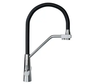 Bateria Globalo Olintio Black/Inox 1.1 Czarno-stalowy Stal szlachetna