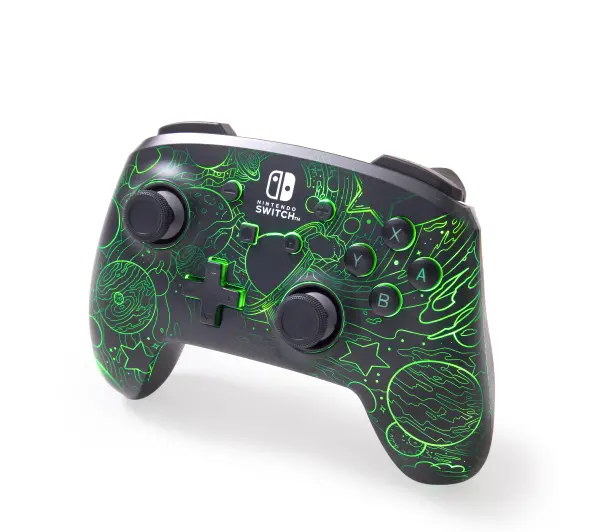 PowerA Enhanced Wireless Controller with Lumectra Galactic Vortex do Nintendo Switch Bezprzewodowy Czarny