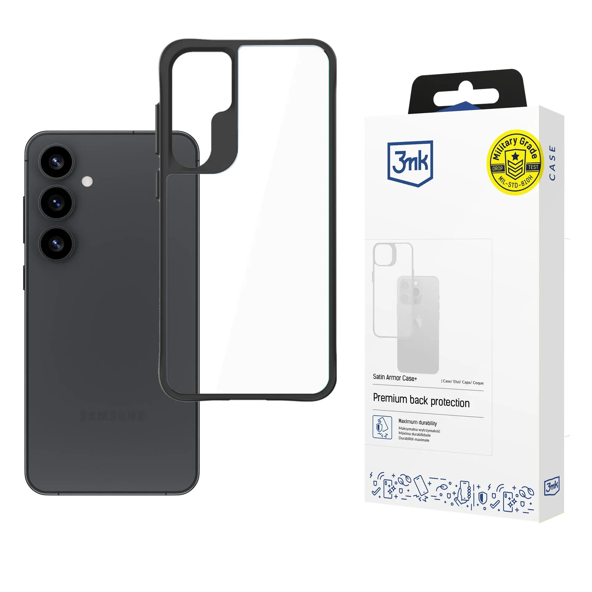 Etui 3mk Satin Armor Case+ do Galaxy S25 Plus