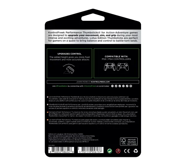 SteelSeries Kontrolfreek 7102-PS5 Action Adventure Thumsticks Lotus Edition