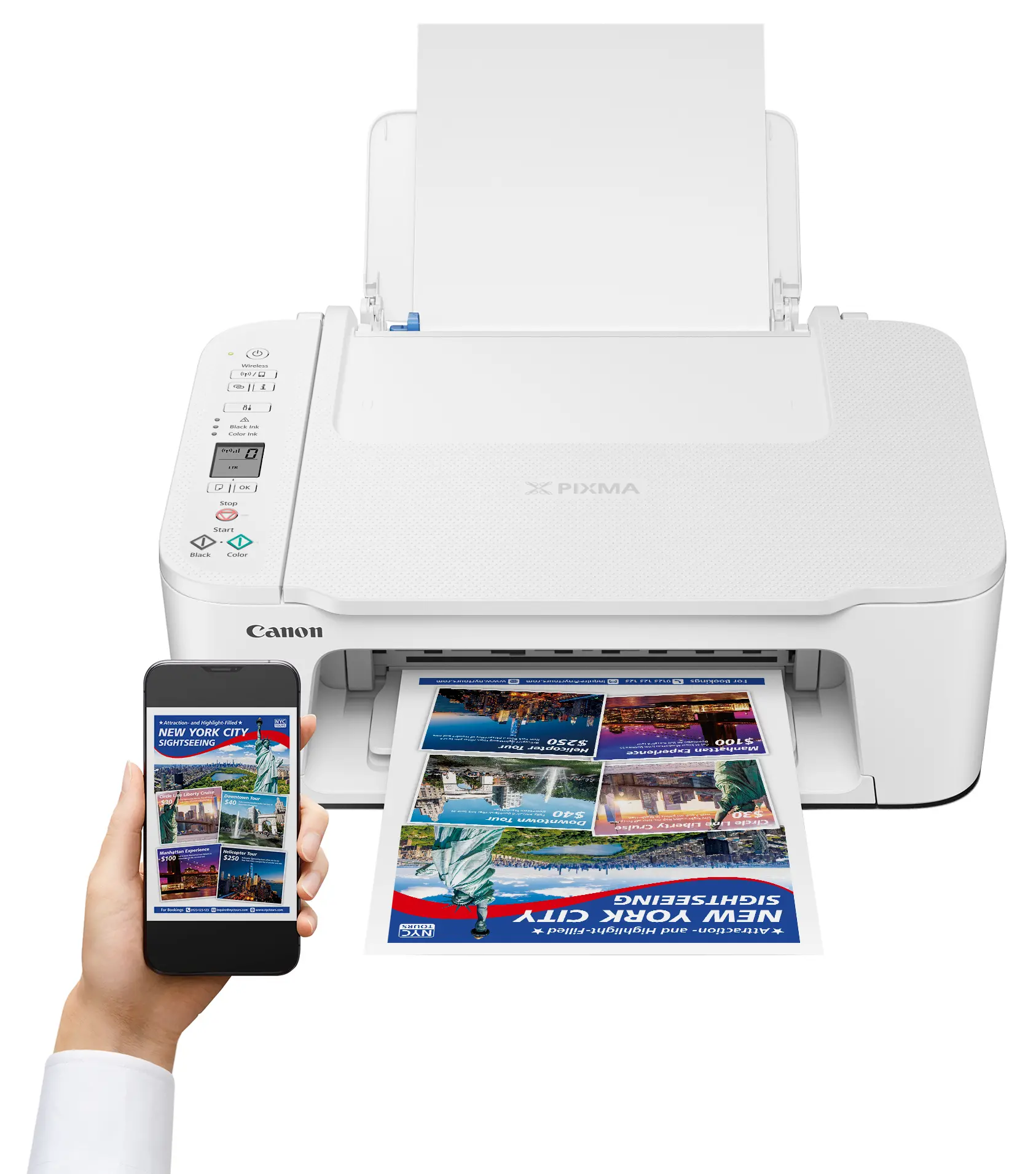 Urządzenie wielofunkcyjne Canon PIXMA TS3751I WH Wi-Fi Biały