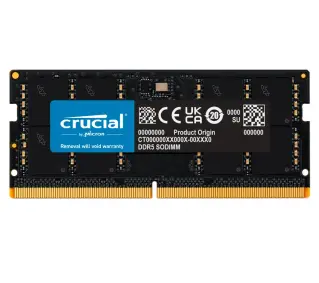 Crucial DDR5 32GB 5600 CL46 SODIMM Czarny - Kup na Raty - RRSO 0%