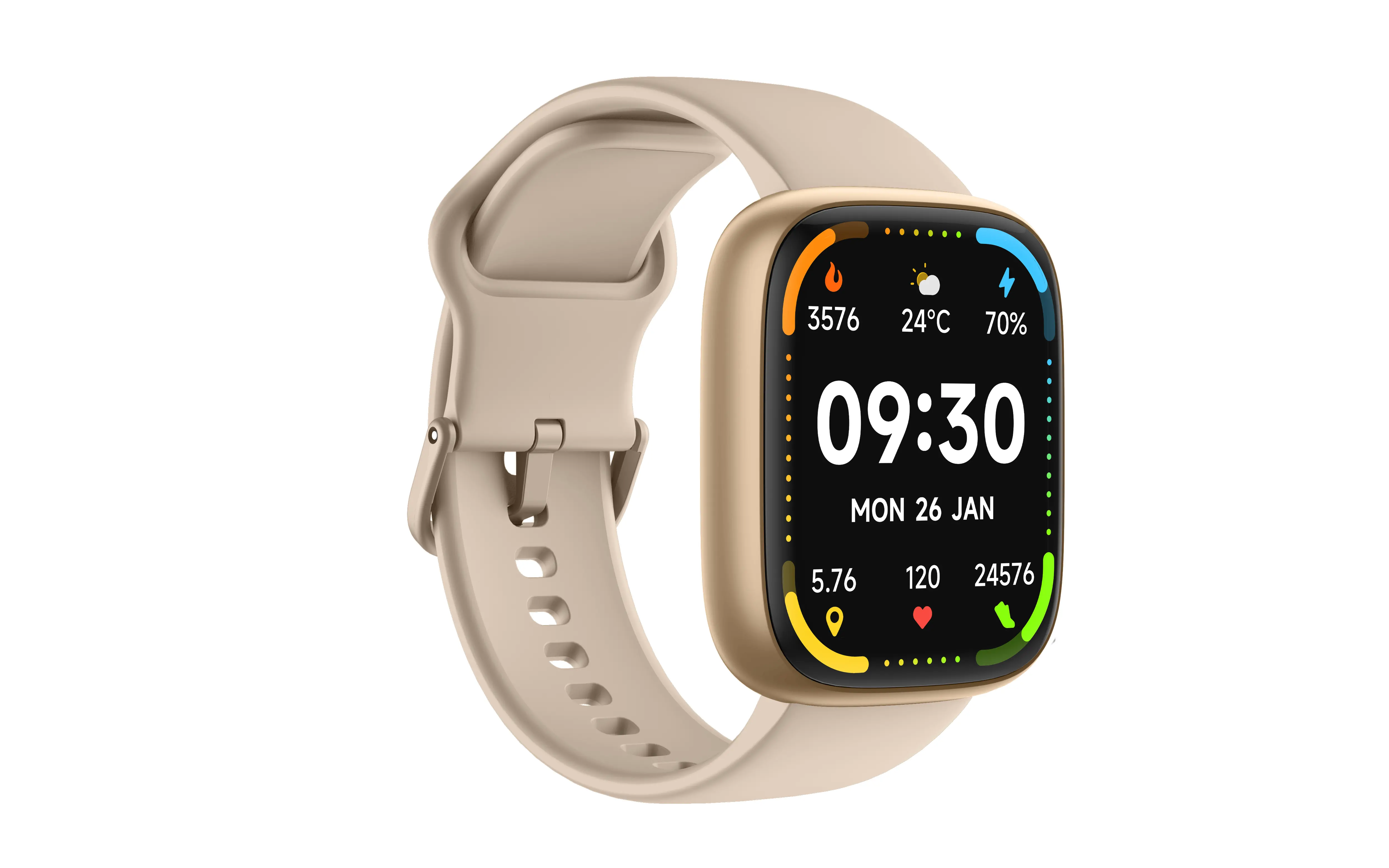 фото Смарт-годинник Maxcom Ecowatch 6 Gold