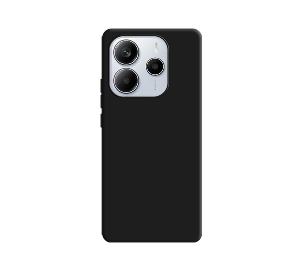 3mk Silicone Case do Redmi Note 14 Czarny