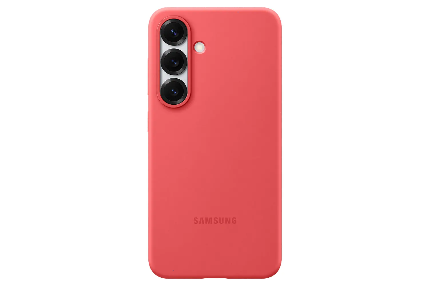 Etui Samsung Silicone Cover do Galaxy S25 Czerwony