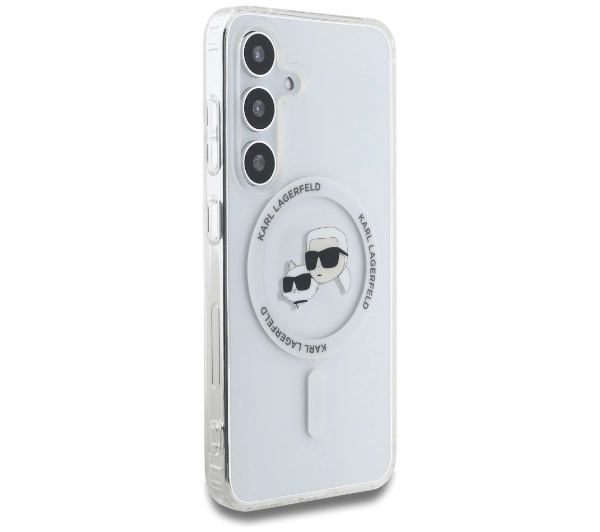 Karl Lagerfeld Printed Logo MagSafe do Galaxy S25 Plus Biały