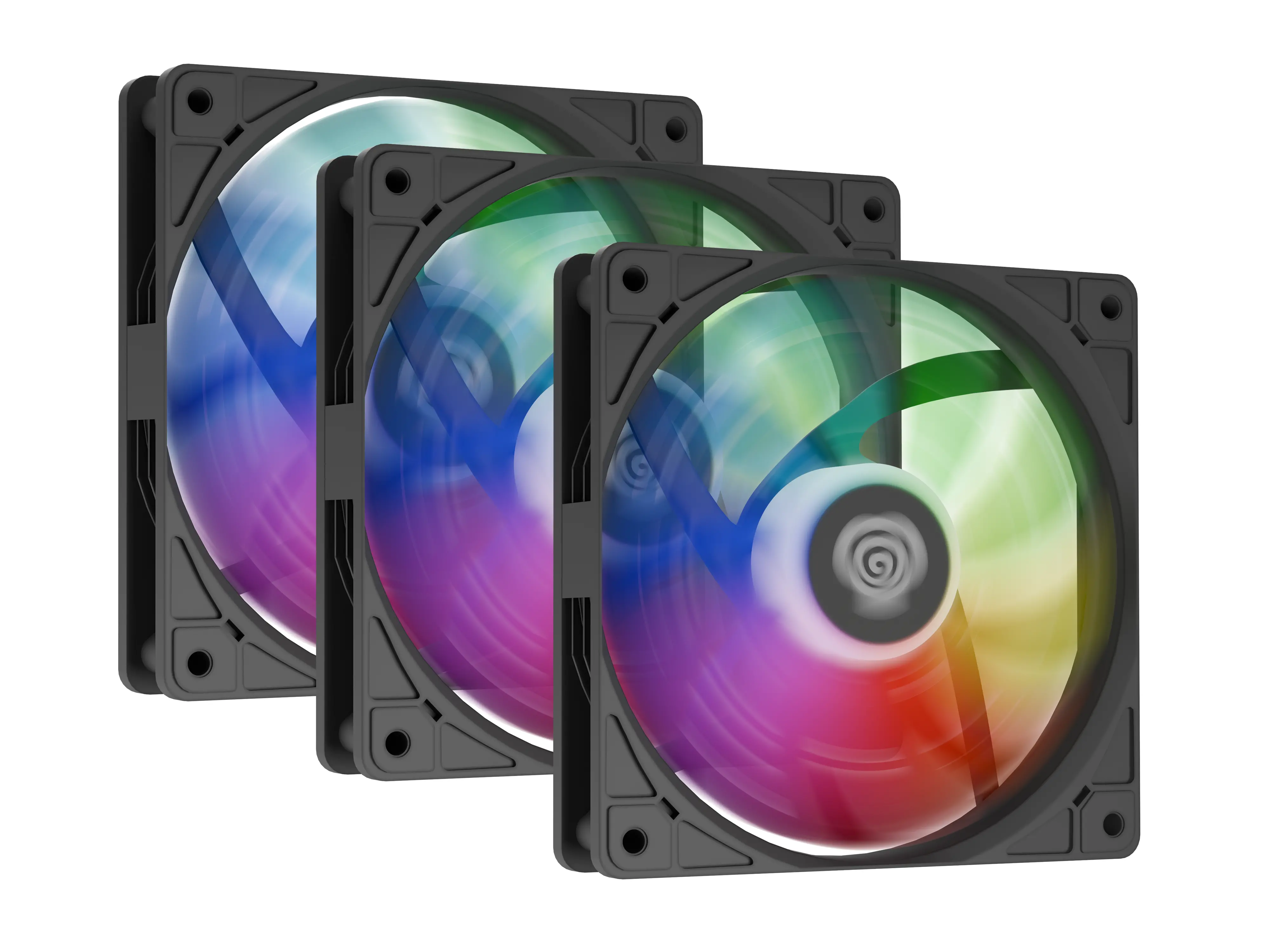 Zestaw wentylatorów Genesis Oxal ARGB 120mm 3szt. Czarny