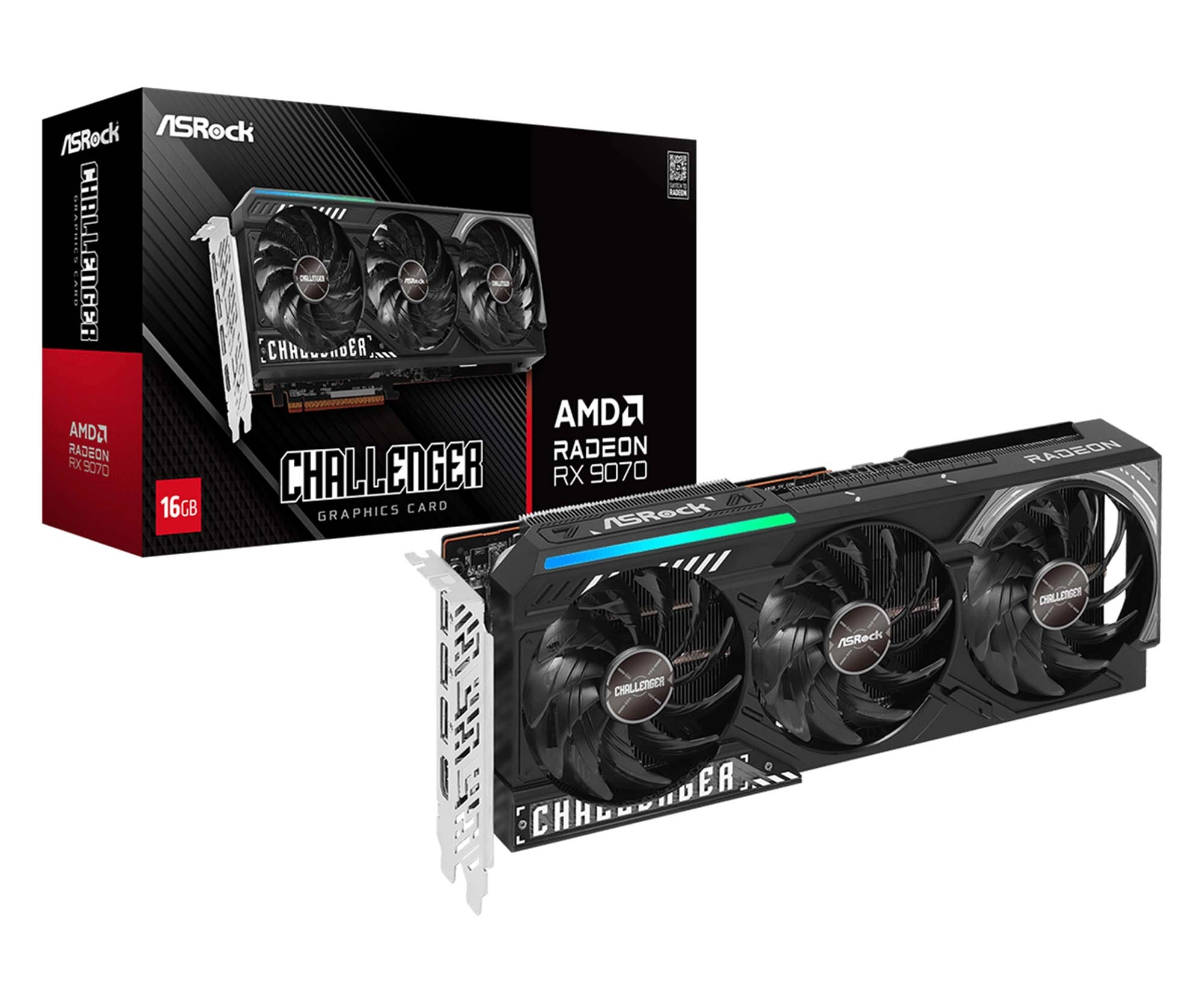 Karta graficzna ASrock Radeon RX 9070 Challenger 16GB GDDR6 256bit FSR