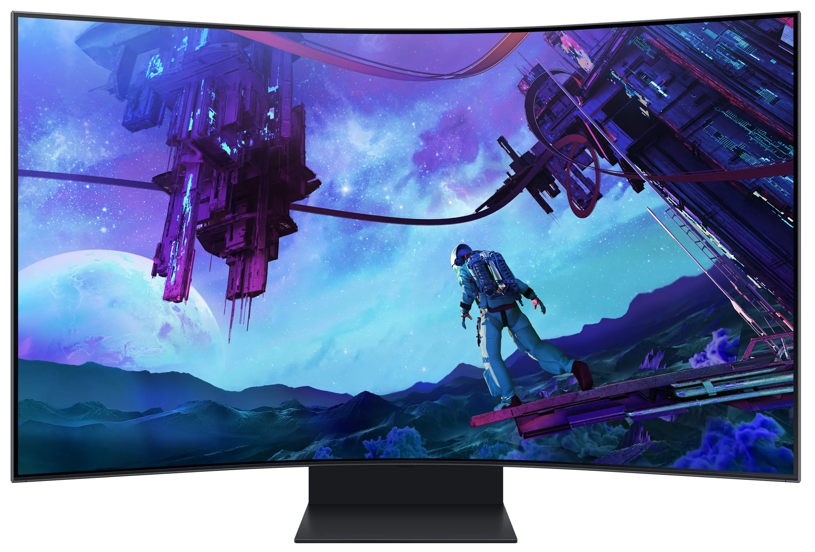 Monitor Samsung Odyssey ARK G9 G97NC S55CG970NU 55" 4K VA 165Hz 1ms Zakrzywiony Gamingowy Funkcje AI