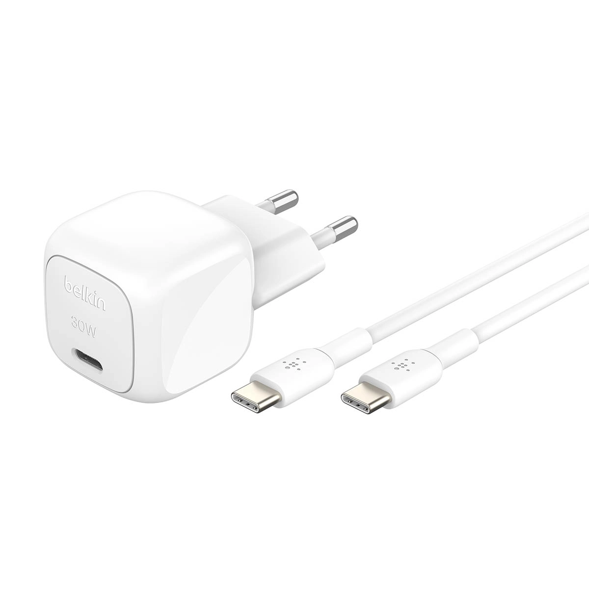 Ładowarka sieciowa Belkin PD 30W Biały + kabel USB-C
