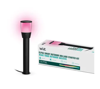 Lampa stojąca WiZ ogrodowa Bollard 4,8W Czarny