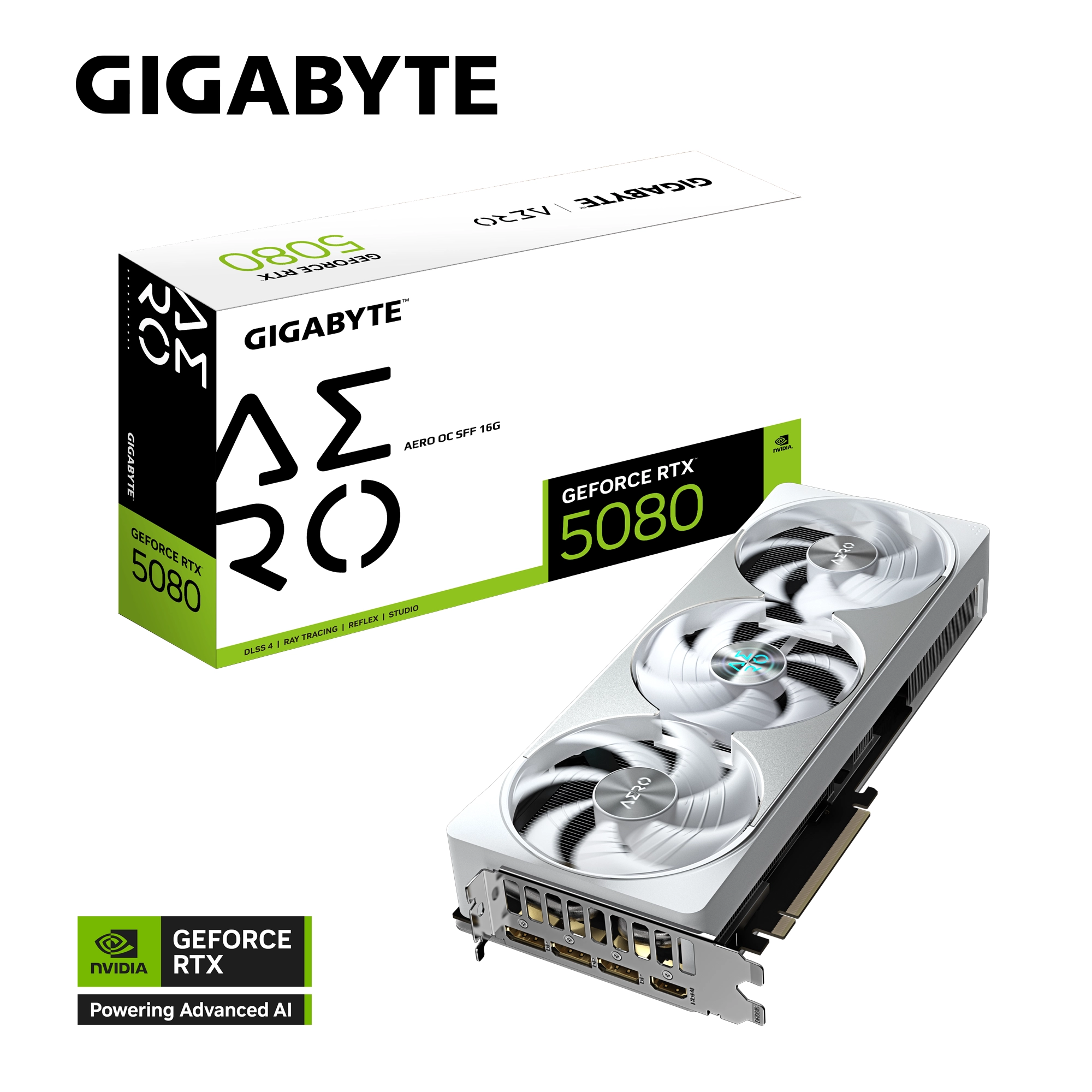 Karta graficzna Gigabyte GeForce RTX 5080 Aero OC SFF 16GB GDDR7 256bit DLSS 4