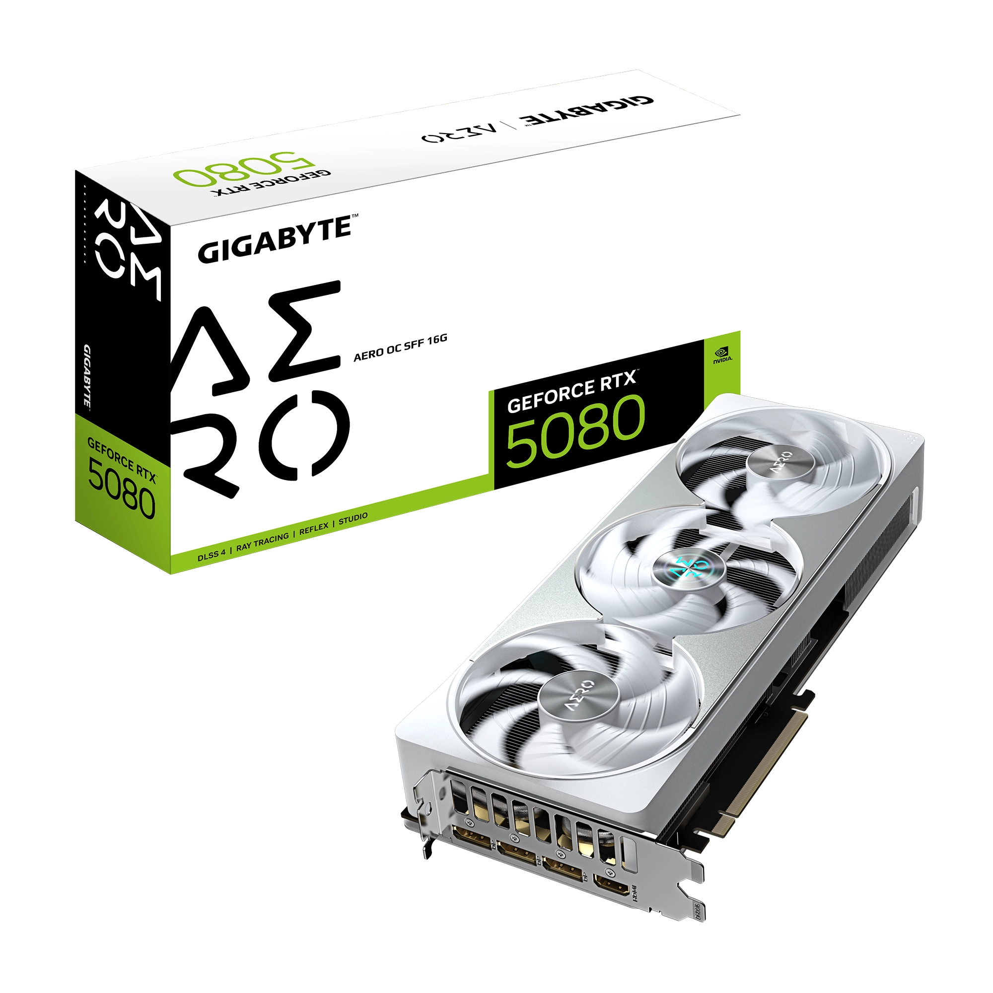 Karta graficzna Gigabyte GeForce RTX 5080 Aero OC SFF 16GB GDDR7 256bit DLSS 4