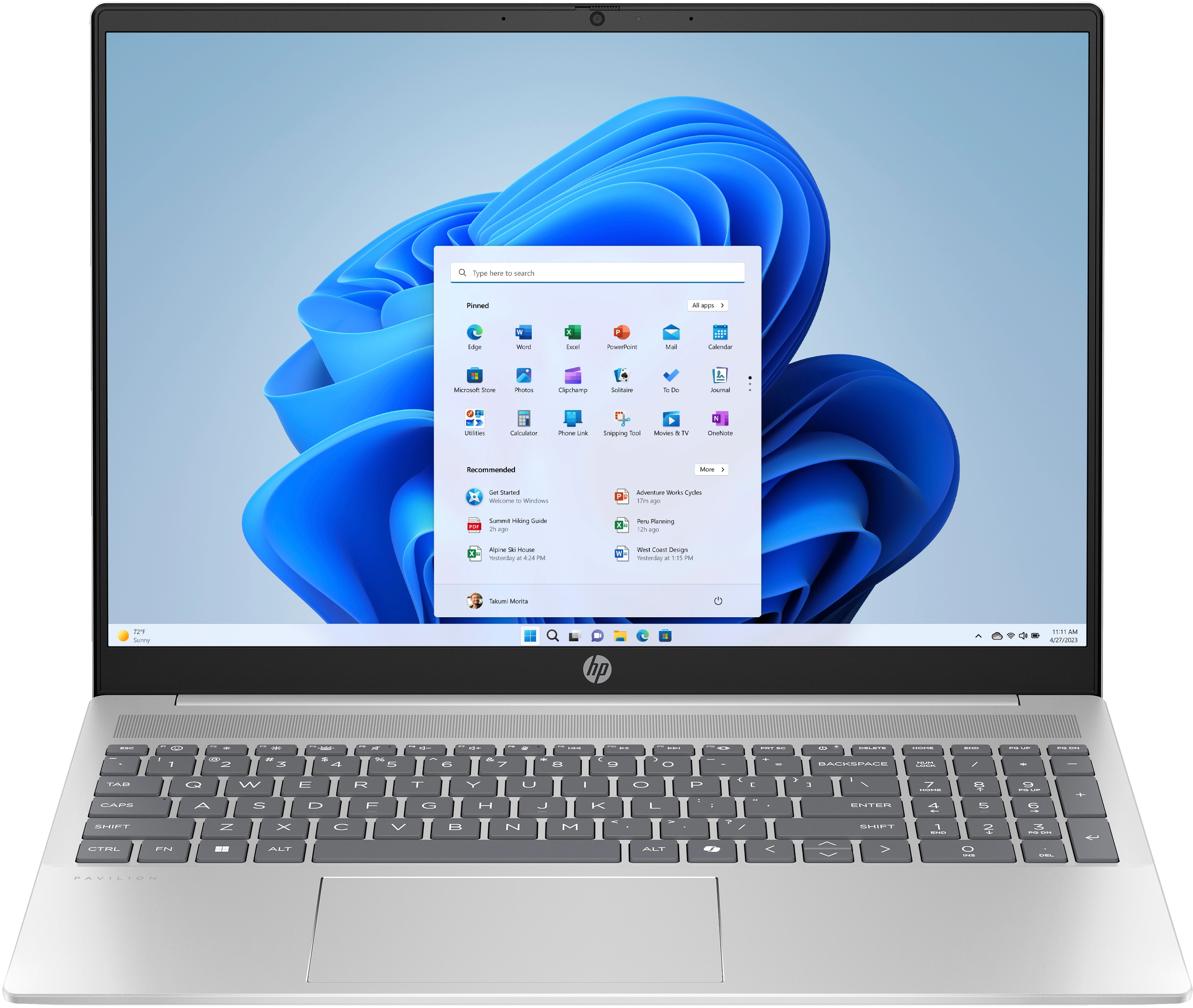 Laptop HP Pavilion 16-af0006nw 16'' Ultra 5 125U 16GB RAM 512GB Dysk SSD Win11 Srebrny Funkcje AI