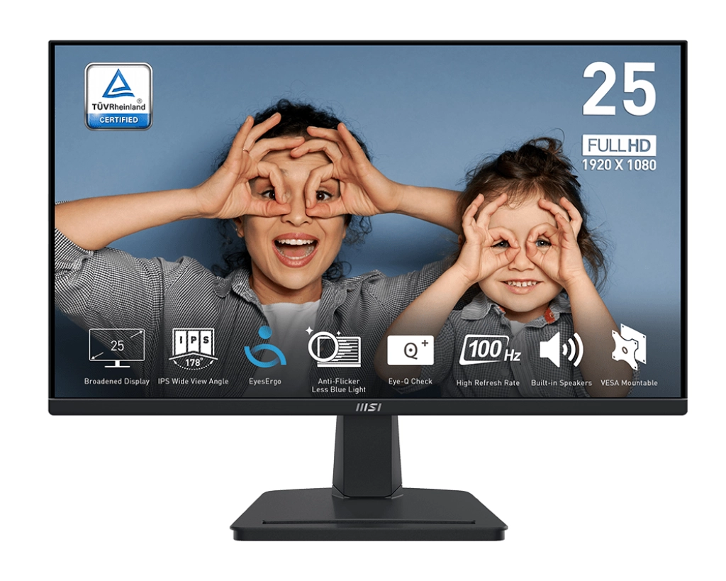 Monitor MSI PRO MP251  24,5" Full HD IPS 100Hz 1ms MPRT