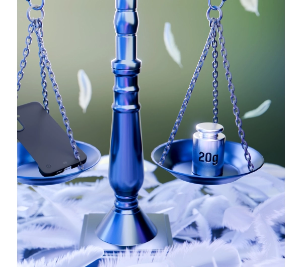 3mk Just20g Clear Case do Galaxy S25 Plus Czarny