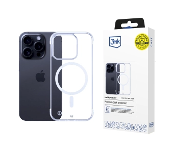 Etui 3mk Just20g Case do iPhone 15 Pro Max Przezroczysty