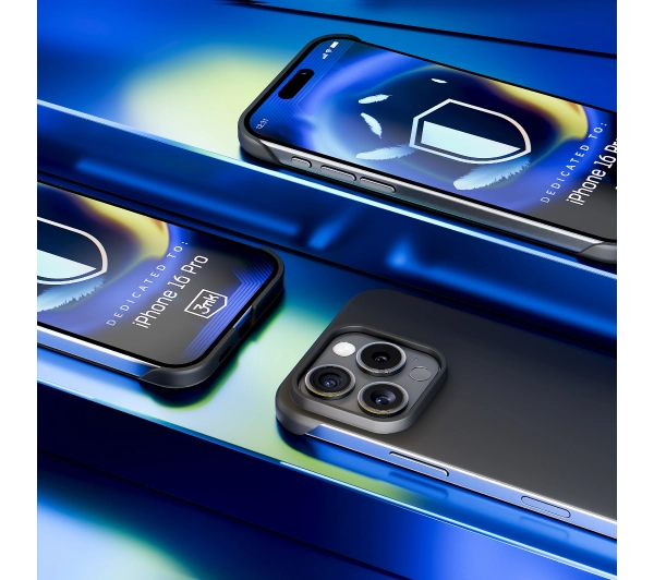 3mk Just20g Matt Case do iPhone 16 Pro Czarny