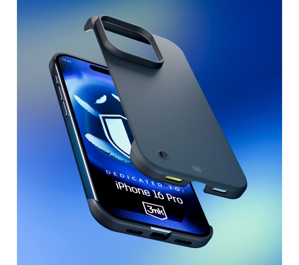 3mk Just20g Matt Case do iPhone 16 Pro Czarny