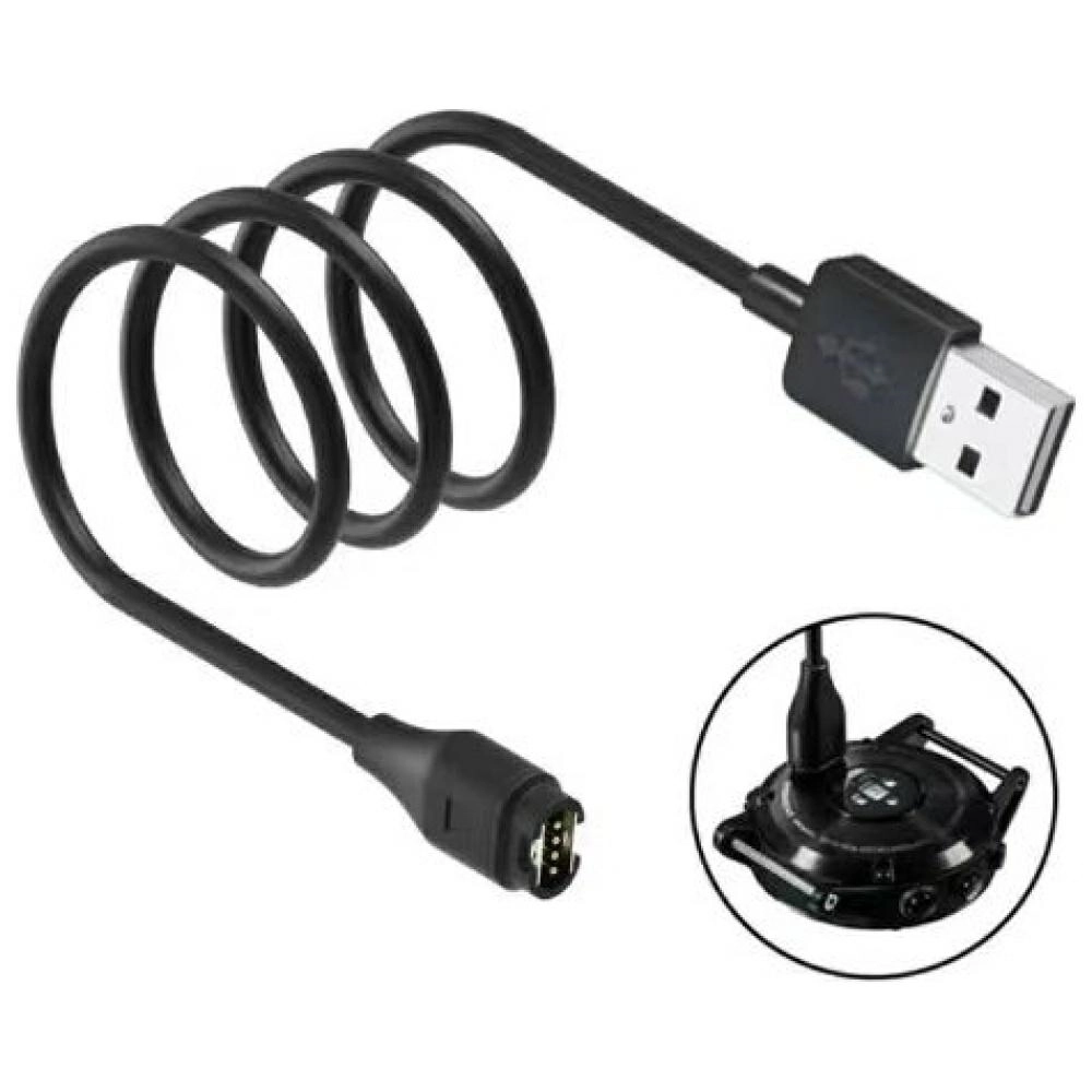 Kabel Beline USB-A do ładowania zegarków 1m Czarny
