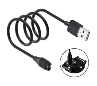 Beline USB-A do ładowania zegarków 1m Czarny