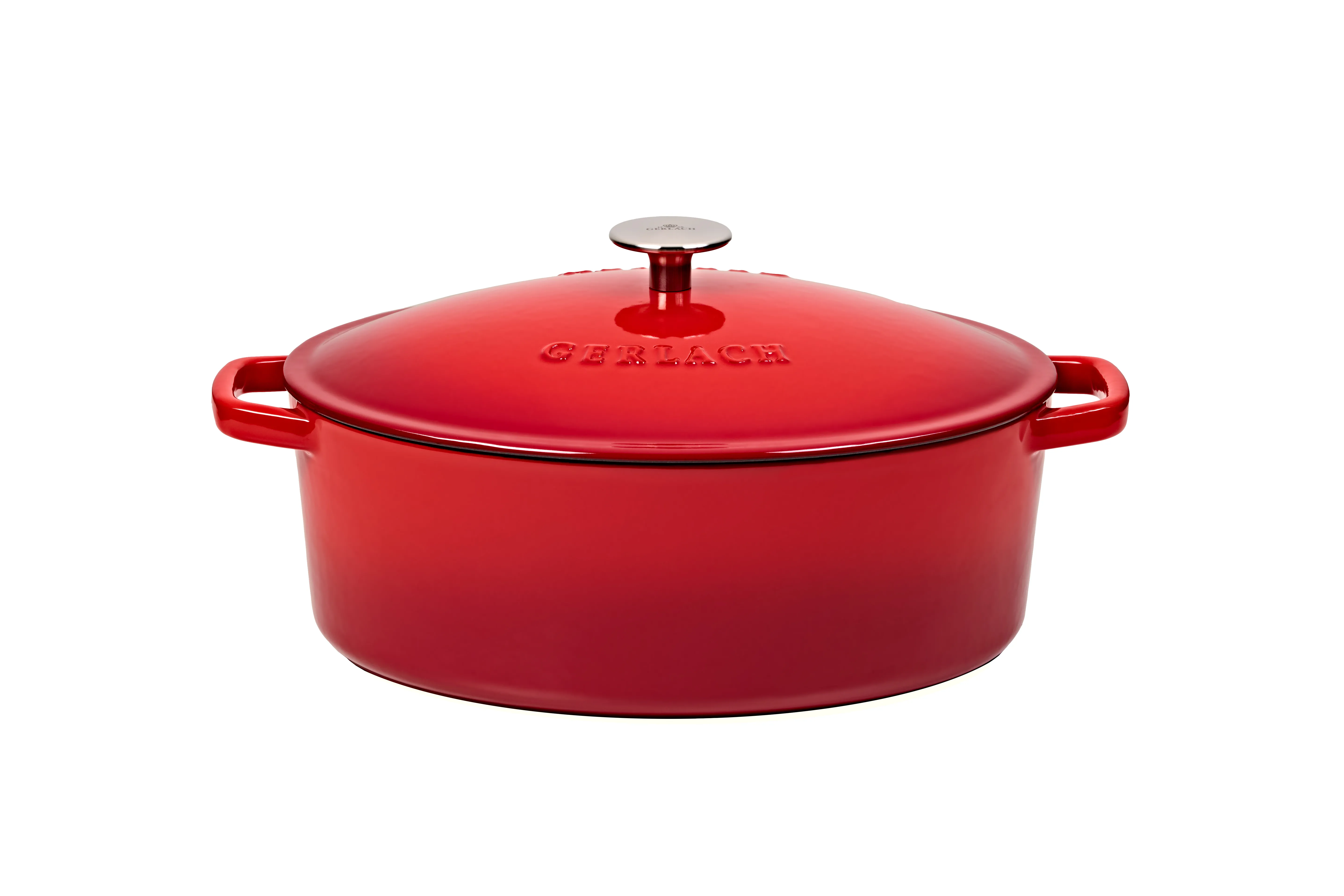Brytfanna Gerlach Natur Iron Indukcja Żeliwo 5,5l Czerwony
