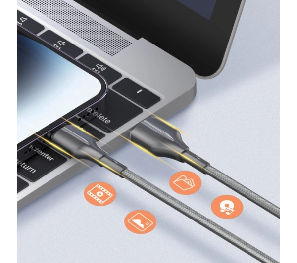 Beline USB-A do USB-C 25W 2m Czarny
