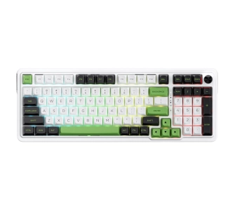 Klawiatura mechaniczna Redragon Eisa Max K686WBG-RGB-MAX Biało-zielony