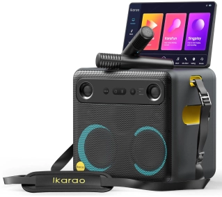 Ikarao Break X2 70W Bluetooth Mikrofon Karaoke Czarny - ⚡ EURO HIT CENOWY! ⚡ - Kup na Raty - RRSO 0%