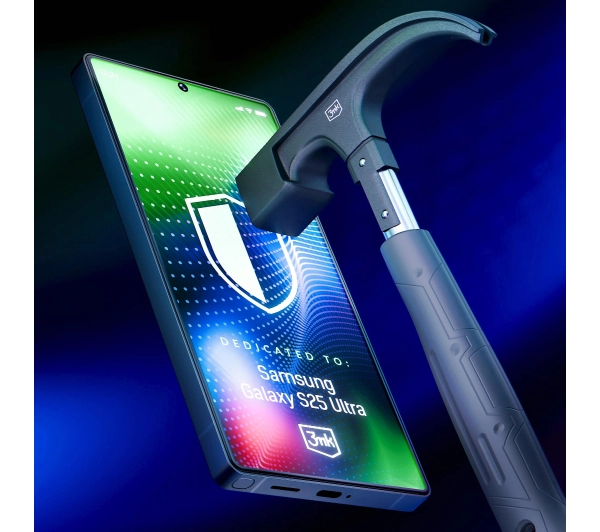 3mk HARDY Ultra Glass do Galaxy S25 Ultra - TRZECI -55%, ALBO 5-TY ZA 1ZŁ