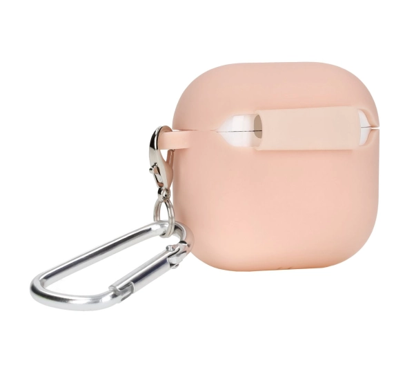 Bizon Case Headphone Silicone do AirPods 4 Różowy