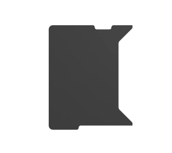 Blat Genesis Holm Modular Boczny Lewy 60cm Czarny