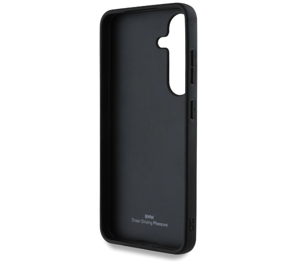 BMW Leather Big Wordmark do Galaxy S25 Plus Czarny